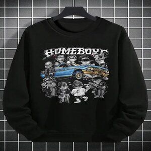 Old School Men's Sz. XL Homeboys black sweater Brand New.